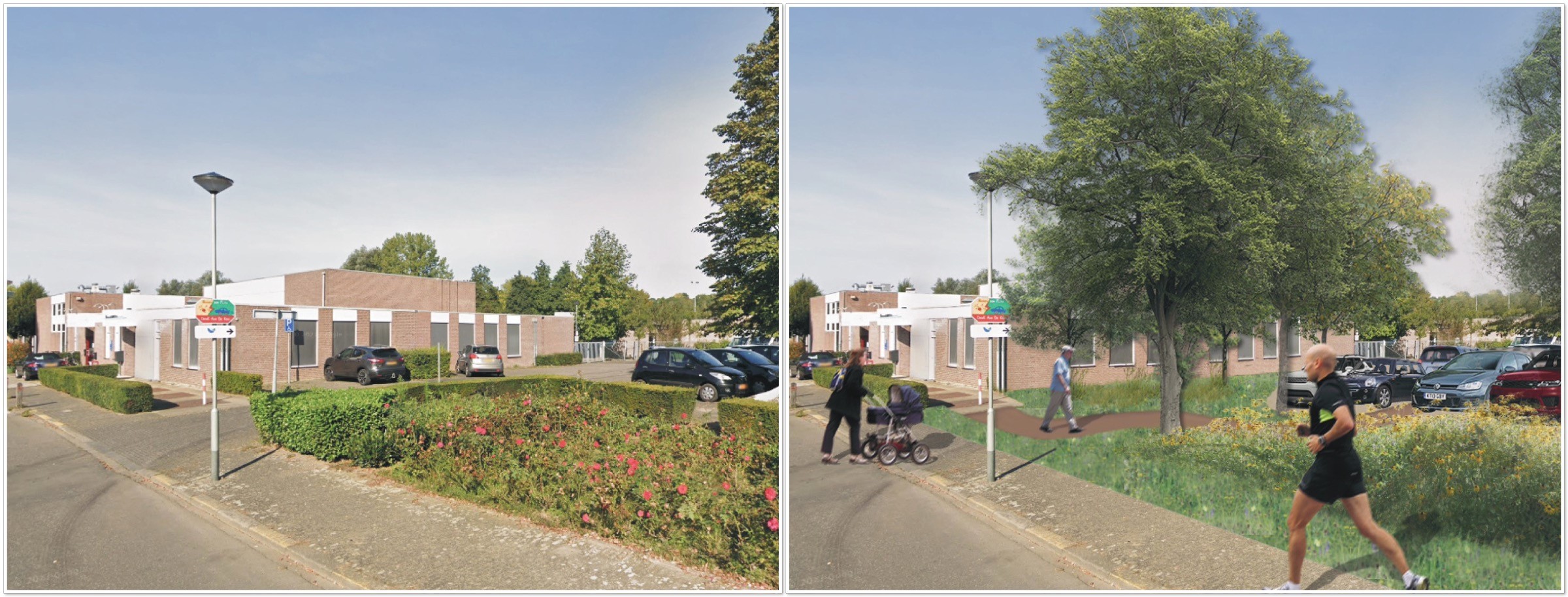 Ljubljanaplein voor en na